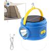 Generic Lanterna solare ricaricabile, lampada solare USB con luminosità regolabile | Lanterna sospesa luminosa per campeggio, escursionismo, pesca, giardino e notte