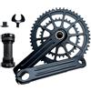 TQUXNGA Guarnitura per bici da strada 34/50T per corona a due corone | Combinazione della corona 34T e 50T, configurazione del cambio a due catene, set di montaggio della pedivella per ciclismo su