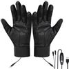 Generic Guanti riscaldati, guanti riscaldanti USB, guanti da ciclismo touchscreen | Tre livelli di calore, 9,5-10 cm, per clima freddo, passeggiate, arrampicata, sci, ciclismo, digitazione, pendolari