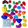 Generisch Maniglie da arrampicata per bambini, a forma di albero, per bambini | Maniglie colorate con accessori di montaggio per allenamento parco giochi a casa
