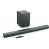LTPRTZ Soundbar con subwoofer - Sistema home cinema - Ideale per film e musica - Dialoghi cristallini - Potenza di 250W - Colore nero