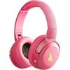 LTPRTZ Cuffie over-ear wireless - Cuffie pieghevoli - Per ascoltare musica - Limite di volume: 85 dB - 30 ore di utilizzo - Rosa