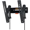 LTPRTZ Supporto TV regolabile - Ideale per una visione ottimale - Facile da installare - Adatto per schermi da 19-43 pollici - Colore: nero