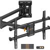 LTPRTZ Supporto a parete per TV - Movimento completo - Visione flessibile - Estensione fino a 700 mm - Per schermi da 32-65 pollici - Nero