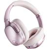 LTPRTZ Cuffie over-ear - Cuffie wireless - Ascolto della musica - Cancellazione attiva del rumore ibrida - Autonomia di 75 ore - Rosa