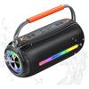 Lustrens Altoparlante Bluetooth portatile da 40W - Nero - Resistente all'acqua (IPX7) - Autonomia della batteria: 30 ore - Funzione TWS (accoppiamento stereo)