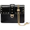PINKO - Love Pocket Studs Mini Bag - - Bags - Donna - Nero