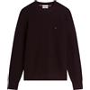 Tommy Hilfiger - Maglione girocollo strutturato in cotone Pima e cashmere - - Sweatshirts & Hoodies - Uomo - Marrone