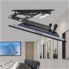 LTPRTZ Supporto TV motorizzato - Sollevatore TV elettrico - Risparmio di spazio - Doppio metodo di installazione - Per schermi da 32-70 pollici - Nero