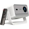Lustrens Proiettore - Mini proiettore - Cinema - Full HD - Gimbal A6 Pro Wit - Android 13 - Luminosità: 700 lumen