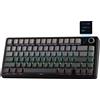 Lustrens Tastiera meccanica wireless - Layout QWERTY ANSI americano (75%) - Illuminazione RGB - Tastiera con switch intercambiabili