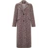 Cesare Gaspari - Cappotto Lungo in Finta Pelliccia Bianca - Leopardato - - Coats - Donna - Marrone