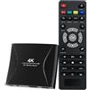Lustrens Lettore multimediale 4K Ultra HD - HDMI, USB, MicroSD - Per la riproduzione di video, musica e foto digitali