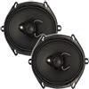 Lustrens Altoparlante coassiale 5 x 17,8 cm, a 3 vie, con tweeter piezo da 260 watt e cono in polimica