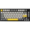 Lustrens Tastiera meccanica compatta al 75%, grigia - Tastiera da gaming con illuminazione RGB - Wireless e USB-C - Con tasti intercambiabili