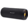 Lustrens Altoparlante Bluetooth portatile, nero - 25 Watt di potenza - Resistente all'acqua (IPX7) - Audio stereo - Con luci LED