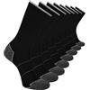 Skechers 8-pack Work Collection Crew Socks, Extended Cushion & Mesh Ventilation Calzini Uomo