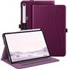 FINTIE Cover per Samsung Galaxy Tab S10 Lite/S10 FE/S9 FE 10.9" & S9 11" | Multi-angli Protettiva Custodia con Tasca Auto Sveglia/Sonno, Viola
