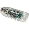 HAMA Lettore USB 2.0 8in1, SD, SDHC, SDXC, MMC, MMCplus, miniSD, miniSDHC, microSD, microSDHC, trasparente