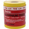 ProDec 10m Rotolo 120 Grana Fine Giallo Ossido di Alluminio Carta abrasiva per la levigatura di legno, vernice, intonaco, stucco, metallo e altro, carta abrasiva larga 115mm
