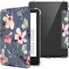 FINTIE Custodia per 6" Kindle (11ª Generazione) - 2024/2022 | Leggero Cover Trasparente Posteriore in TPU Morbido con Auto Sveglia/Sonno per 6" Kindle 11a Gen 2024/2022, Hibiscus