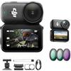 DJI Osmo Nano Combo Standard (64 GB), Camera 4K Indossabile Per Creatori | Sensore 1/1,3″ | 4K/60fps, FOV 143° | autonomia 200 min | trasferimento rapido | design magnetico, per creatori e social