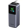 UGREEN Nexode Pro 165W Power Bank 20000mAh Caricatore Portatile USB C 100W | Cavo Retrattile, 2 Porte 1C1A, Per Viaggi in Aereo, TFT, Batteria Esterna PC Compatibile con iPhone 18 17 Pro Max Galaxy S26