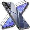 iVoler Cover per Samsung Galaxy A57 5G Anti-Ingiallimento, con 2 Pellicole | Nero, Antiurto di Grado Militare, Custodia Design Ultra Sottile, Custodia Telefono con Retro Trasparente