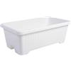 Iris Ohyama, Vaso per piante, fioriera d'aria con sistema di drenaggio dell'acqua per il giardinaggio - Air Vegetable Planter730, Bianca