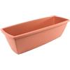 Iris Ohyama, Vaso per Piante, fioriera Rettangolare con Sistema di drenaggio/conservazione dell'Acqua per Il Giardinaggio - Rectangle Plant Pot650, Marrone