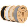 ELEGOO Rapido PLA+ Filamento 1.75mm Nero/Bianco/Beige/Grigio 4KG | Alta Velocità 30-600 mm/s, Precisione Dimensionale +/- 0.02mm, Per la maggior parte delle Stampanti 3D