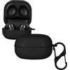 kwmobile Custodia compatibile con Samsung Galaxy Buds 2 Pro / Buds 2 / Buds Live Case - Custodia in TPU - Cover protettiva per cuffie - Cover in nero