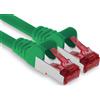 1aTTack.de, cavo di rete LAN CAT6 RJ45, 15 metri, 1000 Mbit, 1 pezzo - verde