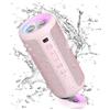 LTPRTZ Altoparlante portatile - Audio wireless - Ascolto della musica - Spettacolo di luci sincronizzato - 30 ore di riproduzione - Rosa