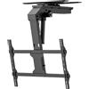 LTPRTZ Supporto motorizzato a soffitto per televisore - Sistema di montaggio a scomparsa per risparmiare spazio - Telecomando intelligente - Per televisori da 32-75 pollici - Colore: nero