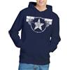 Marvel Captain America - cap Logo Cappuccio Uomo (Pacco da 1)
