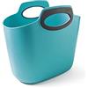 G.F. GF Garden, FOR 2 Everyday, Borsa in Plastica Portatutto, Contenitore Multiuso, con Maniglie, colore Azzurro