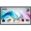 MSI Monitor MSI PRO MP165DE E6 Full HD 15,6" 60 Hz IPS Adaptive Sync