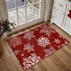 PureCozy Tappeto Zerbino 60x90 cm Antiscivolo Natale Vintage Carpet | Lavabile, Pelo Corto, Morbido Tappeti per Soggiorno, Cucina, Camera, Interno Decorazione Natale
