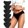Sth Big Mutande Donna Cotone Pizzo Elegante Slip Morbidi e Traspiranti | Slip Donna Cotone,Mutandine in Cotone,Intimo Donna Pizzo Elegante,Culotte Comode, Biancheria Intima Quotidiana