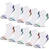 L&K 12 paia Calze da Uomo sportive Sneaker Calzini Cotone comodo multicolore 2122 39-42