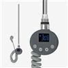 S'AFIELINA Resistenza Elettrica per Scaldasalviette 600W con Termostato | Resistenza per Termosifone Bagno in Acciaio Inox, WiFi, Timer Programmabile, Temperatura Regolabile, Antracite