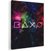 MuchoWow© Quadro Su Tela Grandi Dimensioni Quadri Moderni Soggiorno Stampa | 50x70 cm - Di Foto Decorazione Camera Letto Da Parete Con Cornice DipintiArte - Gaming - Neon - Moderno