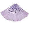 Makhry 100pcs 13cm / 5 Pollici Segnalibro Filo di Seta Nappe con 2 Pollici Loop per Fare Gioielli, Souvenir, Segnalibri, Fai da te Artigianato Nappa (Viola)