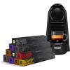 Nespresso MACCHINA ESSENZA MINI E 100 CAPSULE - Essenza Mini EN85B Macchina Caffè di De'Longhi con 100 Capsule Caffè Selezione Ispirazione Italiana, Riciclabile, Linea Original