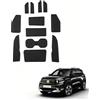 Ruiya Compatibile con Citroen C3 Aircross (Freno Elettronico) 2025 2026 2027 Tappetini Antiscivolo, Auto Tappetini in Gomma Tappetino Antiscivolo Interno Tappetini Accessori C3 Aircross, Nero