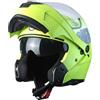 BHR Casco Modulare Moto, Casco Apribile 805 POWER, Doppia Visiera | Omologato ECE, Casco Moto Integrale con Visiera Doppia Antigraffio, Uomo e Donna, Ideale per Touring e Città