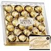 Cia&Co Ferrero Rocher 24 Cioccolatini 300 g + Biglietto Personalizzato Cía&Co | Scatola regalo da 24 pezzi, Praline alle nocciole e cioccolato, Biglietto con messaggio, immagine o logo, Pronta da regalare