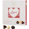 Hamlet Belgium 1956 Cioccolato Belga Hamlet, Cioccolatini Assortiti da Regalare, Scatola Bianca Love con Motivo a Cuore, Praline Collection, 20 Pezzi, 200 g, Idea Regalo per San Valentino e Festa della Mamma