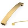 Amerdeco 10 Pezzi Maniglie per Mobili Bronzo Champagne Interasse Fori 160mm Maniglie Cucina Cassetti Armadietti per Cucina e Bagno UK0021